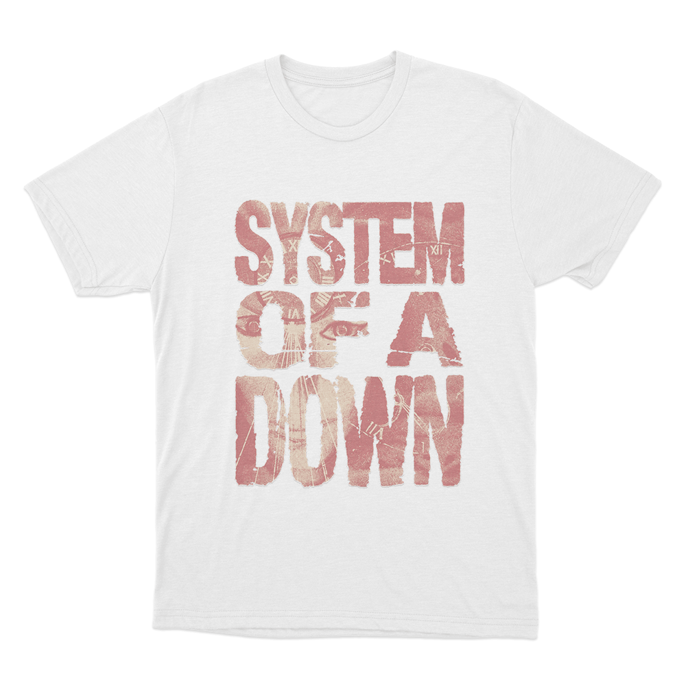System Of A Down Unisex T Shirt White System Of A Down Unisex T Shirt White