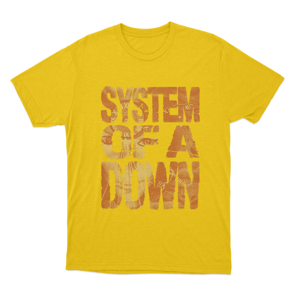 System Of A Down Unisex T Shirt Yellow System Of A Down Unisex T Shirt Yellow