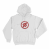 TT Vintage Roundel Logo Unisex Hoodie White