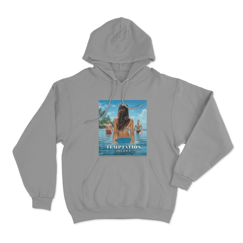 Temptation Island Beach Choice Unisex Hoodie Grey Temptation Island Beach Choice Unisex Hoodie Grey
