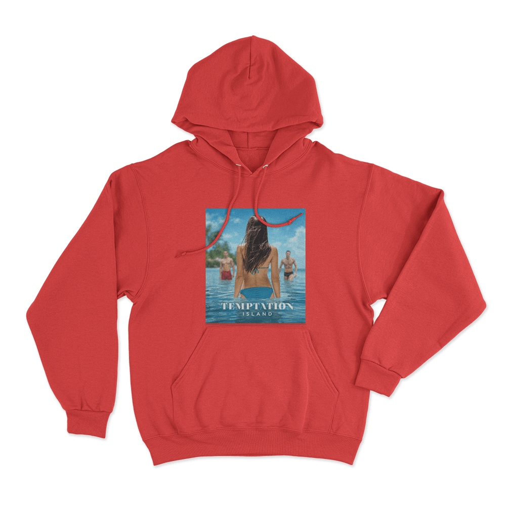Temptation Island Beach Choice Unisex Hoodie Red Temptation Island Beach Choice Unisex Hoodie Red