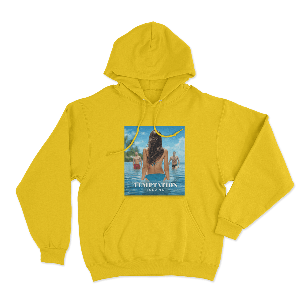 Temptation Island Beach Choice Unisex Hoodie Yellow Temptation Island Beach Choice Unisex Hoodie Yellow