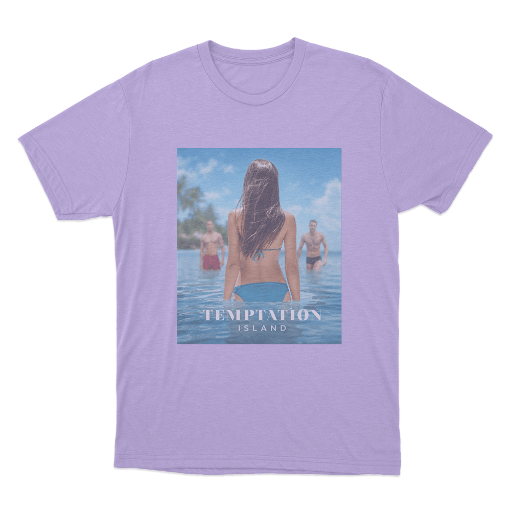 Temptation Island Beach Choice Unisex T Shirt Purple Temptation Island Beach Choice Unisex T Shirt Purple