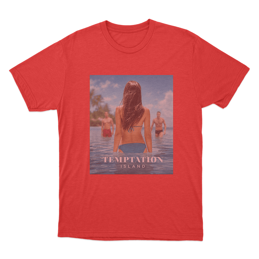 Temptation Island Beach Choice Unisex T Shirt Red Temptation Island Beach Choice Unisex T Shirt Red