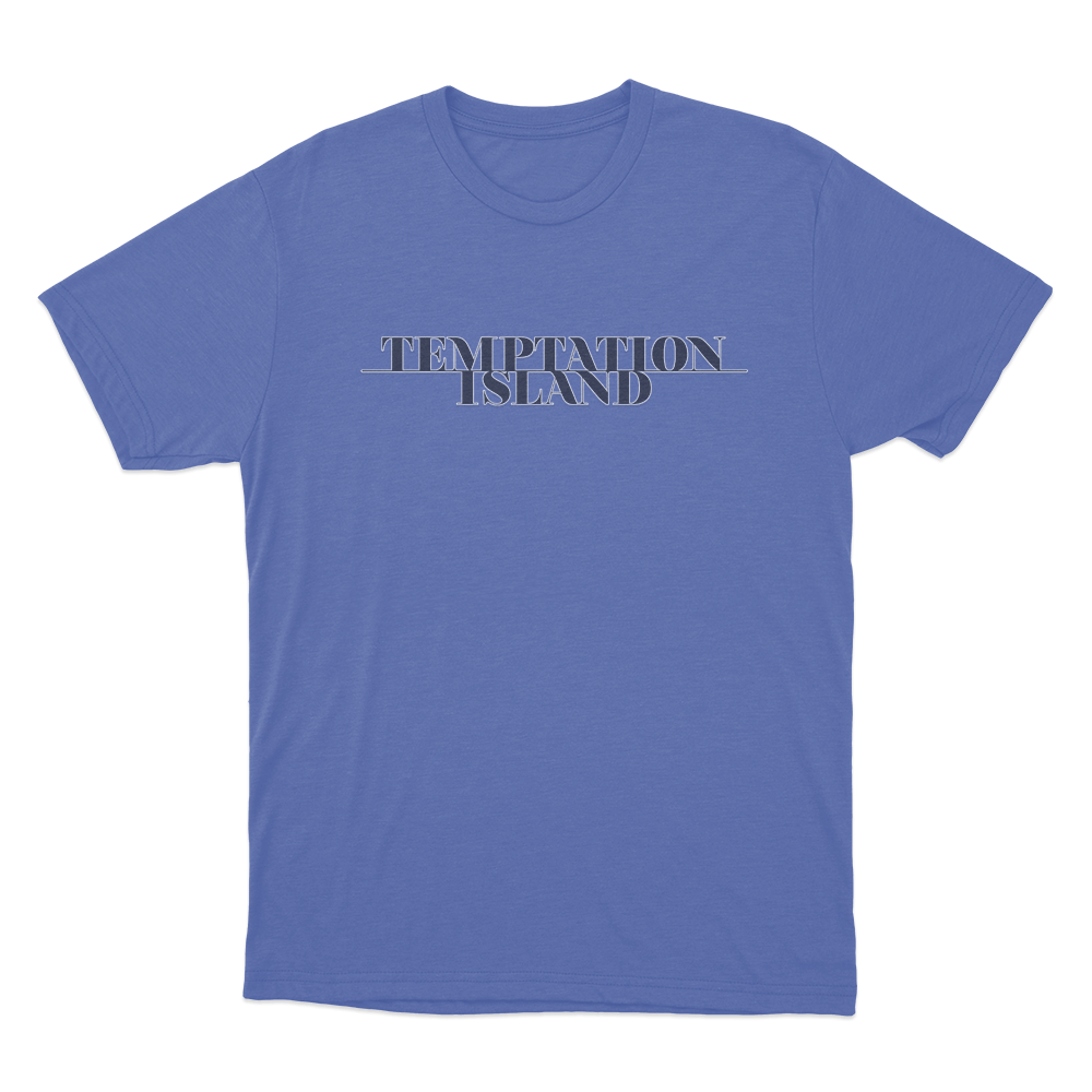 Temptation Island Logo Unisex T Shirt Blue Temptation Island Logo Unisex T Shirt Blue