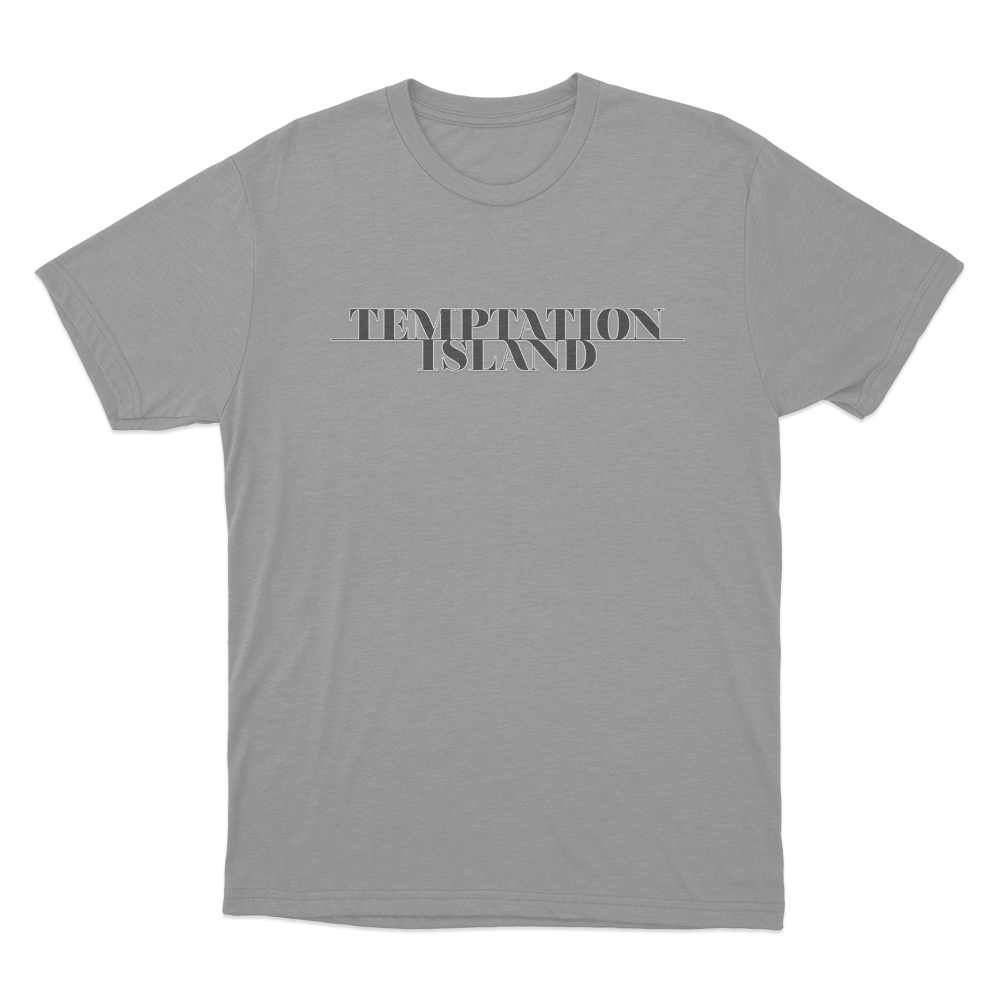 Temptation Island Logo Unisex T Shirt Grey Temptation Island Logo Unisex T Shirt Grey