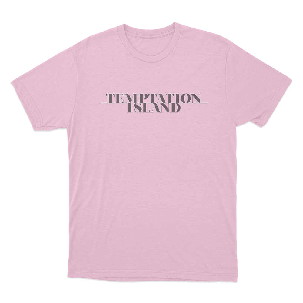 Temptation Island Logo Unisex T Shirt Pink Temptation Island Logo Unisex T Shirt Pink