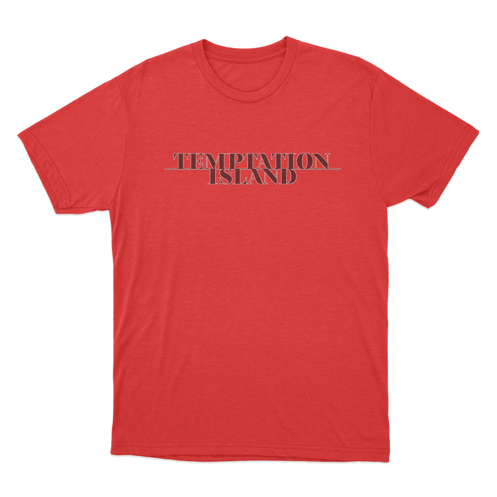 Temptation Island Logo Unisex T Shirt Red Temptation Island Logo Unisex T Shirt Red
