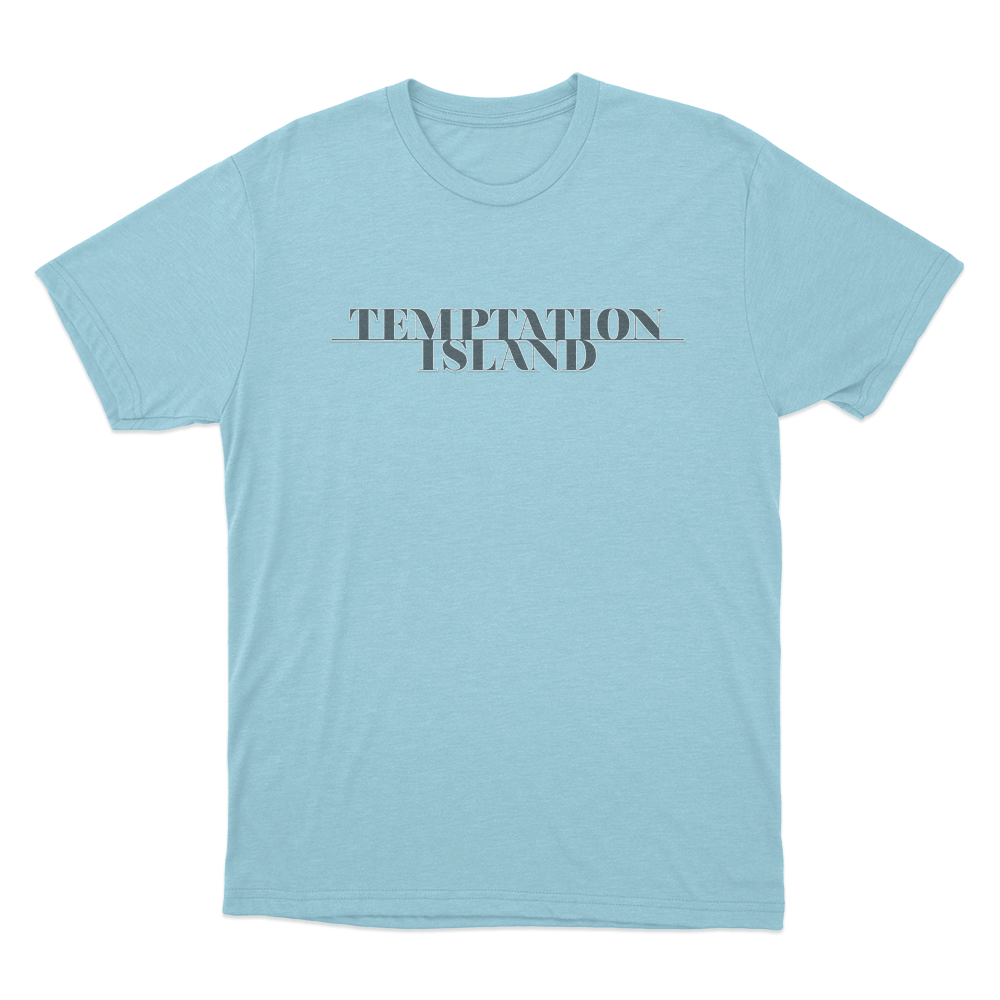 Temptation Island Logo Unisex T Shirt Sky Blue Temptation Island Logo Unisex T Shirt Sky Blue