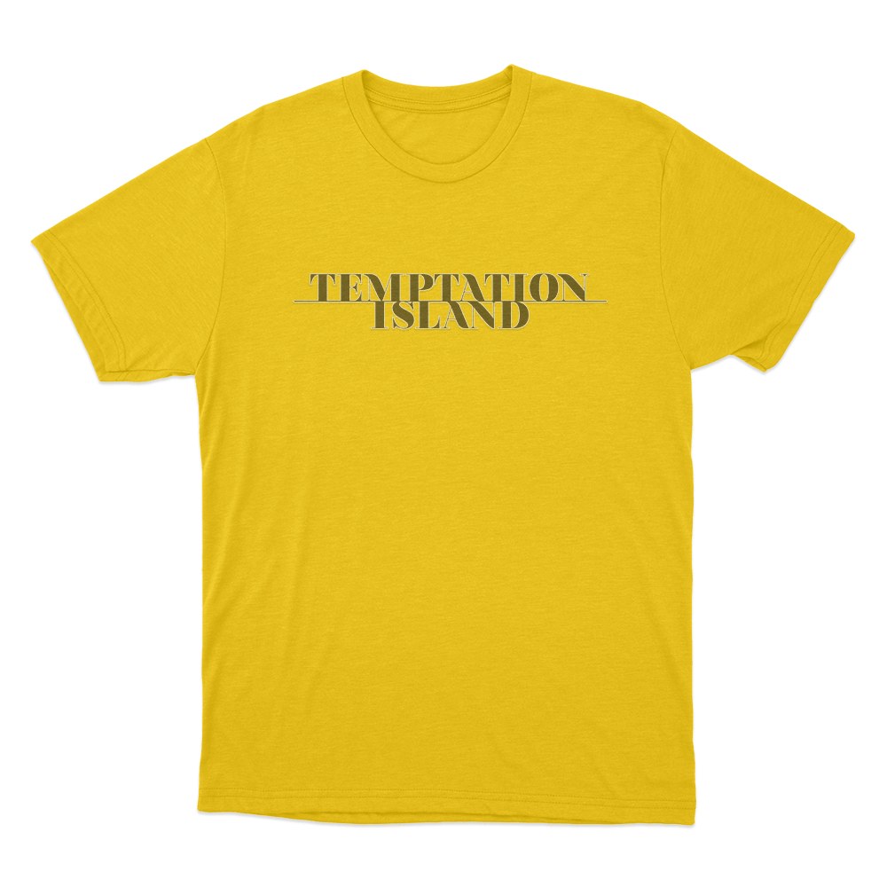 Temptation Island Logo Unisex T Shirt Yellow Temptation Island Logo Unisex T Shirt Yellow