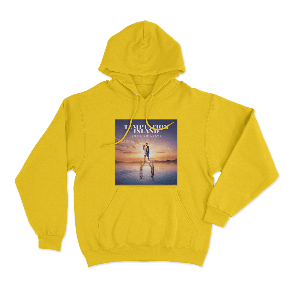 Temptation Island Love Or Leave Unisex Hoodie Yellow Temptation Island Love Or Leave Unisex Hoodie Yellow
