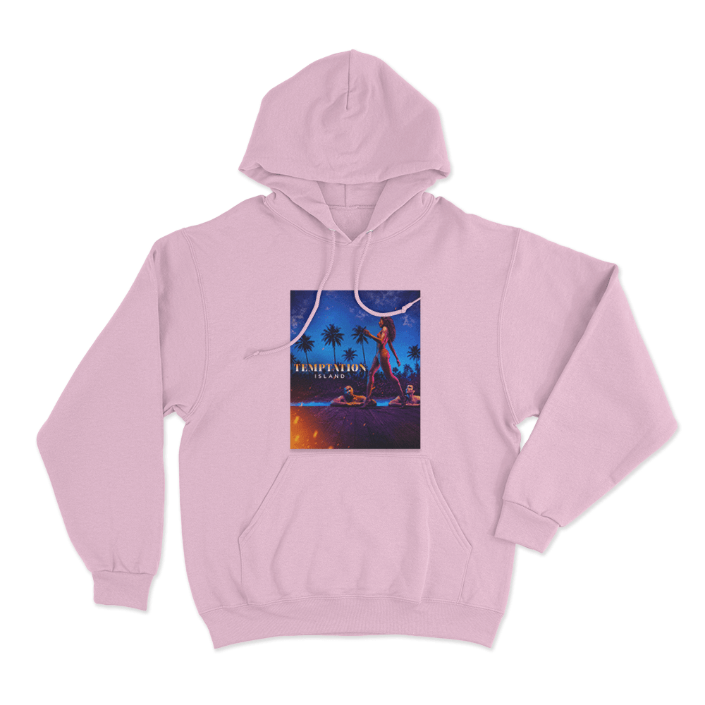 Temptation Island Night Walk Unisex Hoodie Pink Temptation Island Night Walk Unisex Hoodie Pink