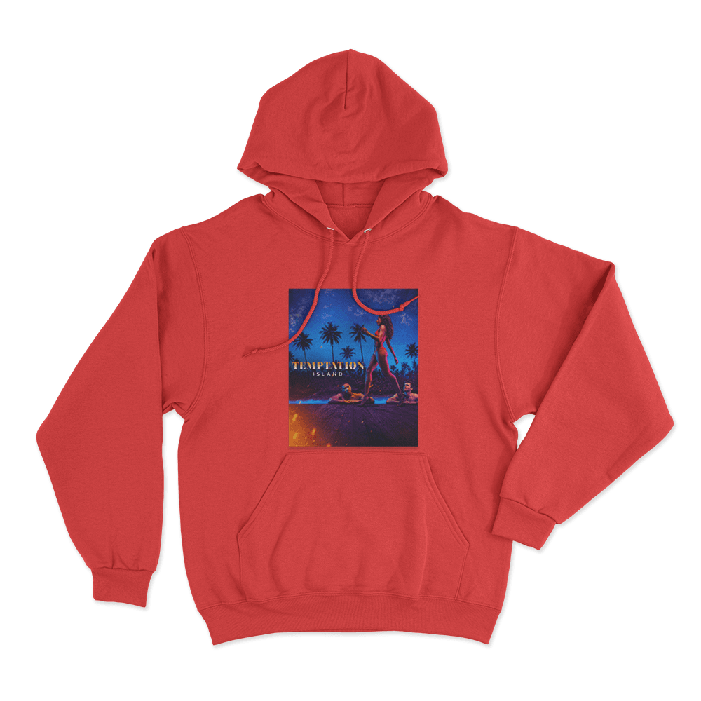 Temptation Island Night Walk Unisex Hoodie Red Temptation Island Night Walk Unisex Hoodie Red
