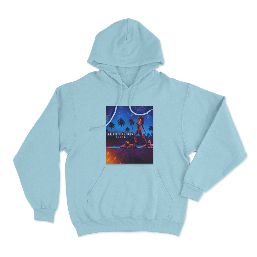 Temptation Island Night Walk Unisex Hoodie Sky Blue Temptation Island Night Walk Unisex Hoodie Sky Blue