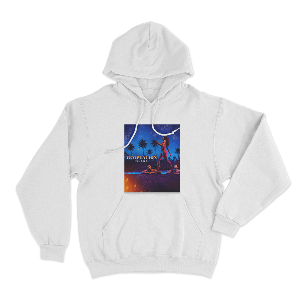 Temptation Island Night Walk Unisex Hoodie White Temptation Island Night Walk Unisex Hoodie White