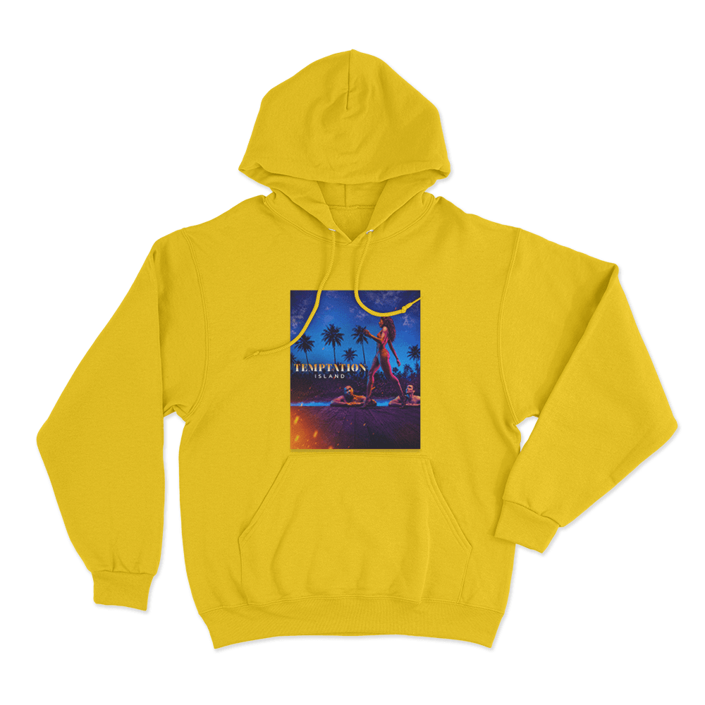 Temptation Island Night Walk Unisex Hoodie Yellow Temptation Island Night Walk Unisex Hoodie Yellow