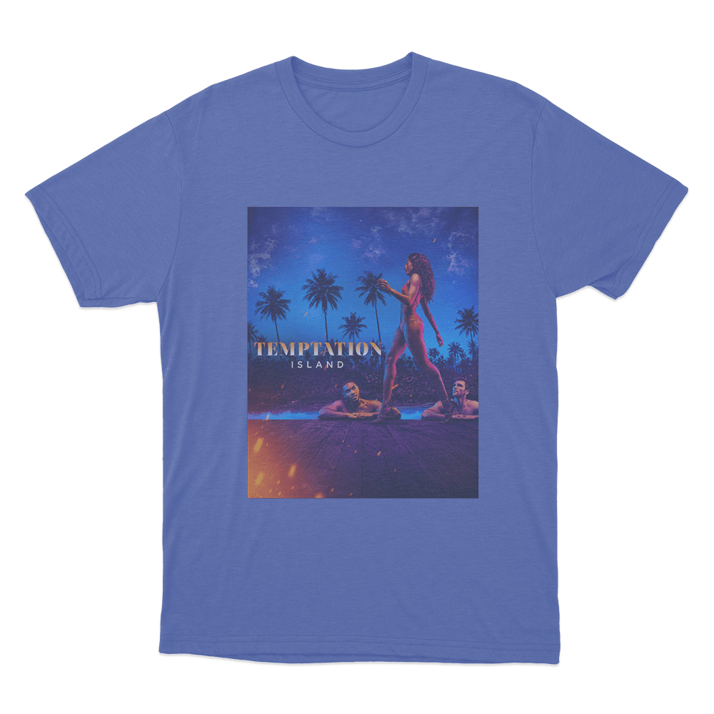 Temptation Island Night Walk Unisex T Shirt Blue Temptation Island Night Walk Unisex T Shirt Blue