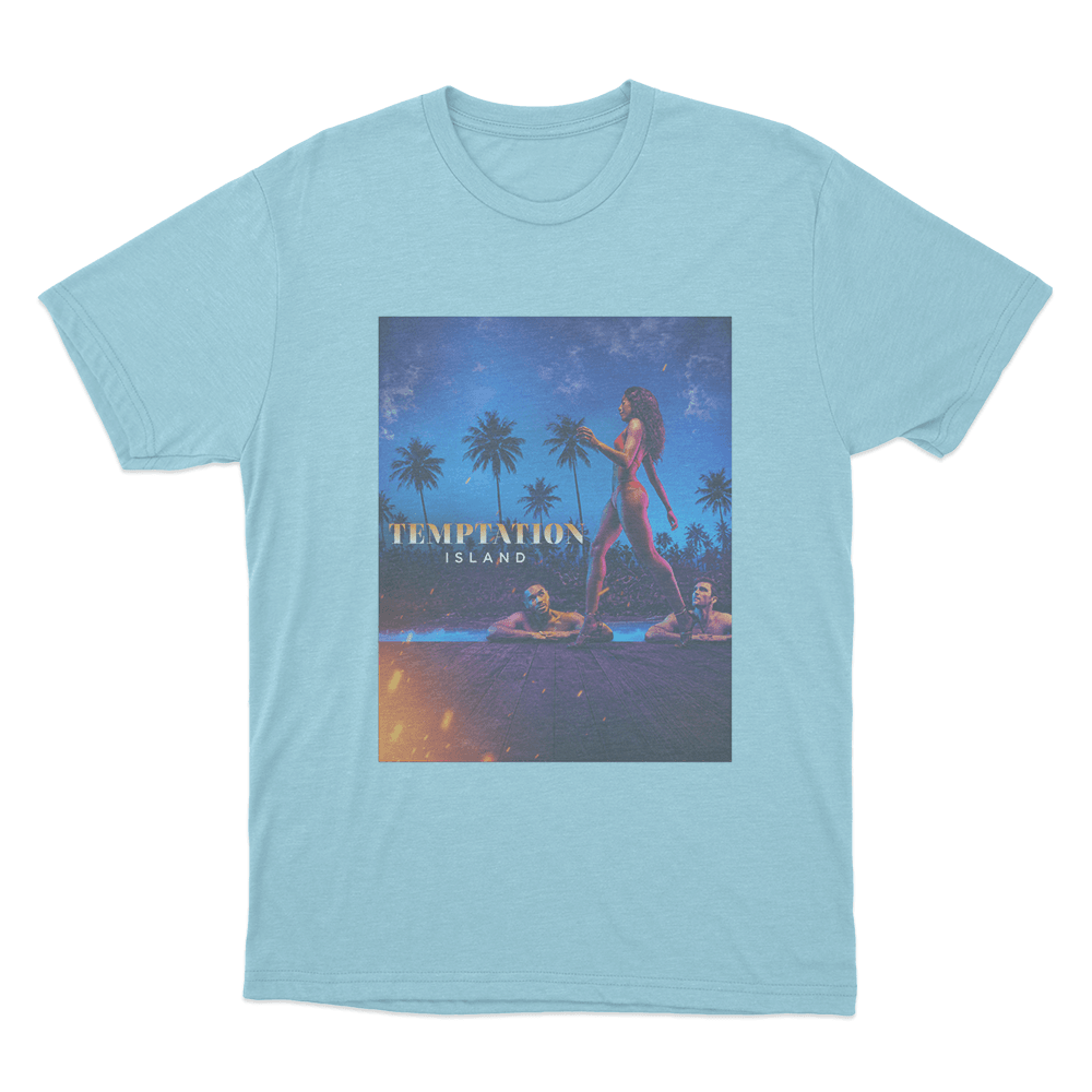 Temptation Island Night Walk Unisex T Shirt Sky Blue Temptation Island Night Walk Unisex T Shirt Sky Blue