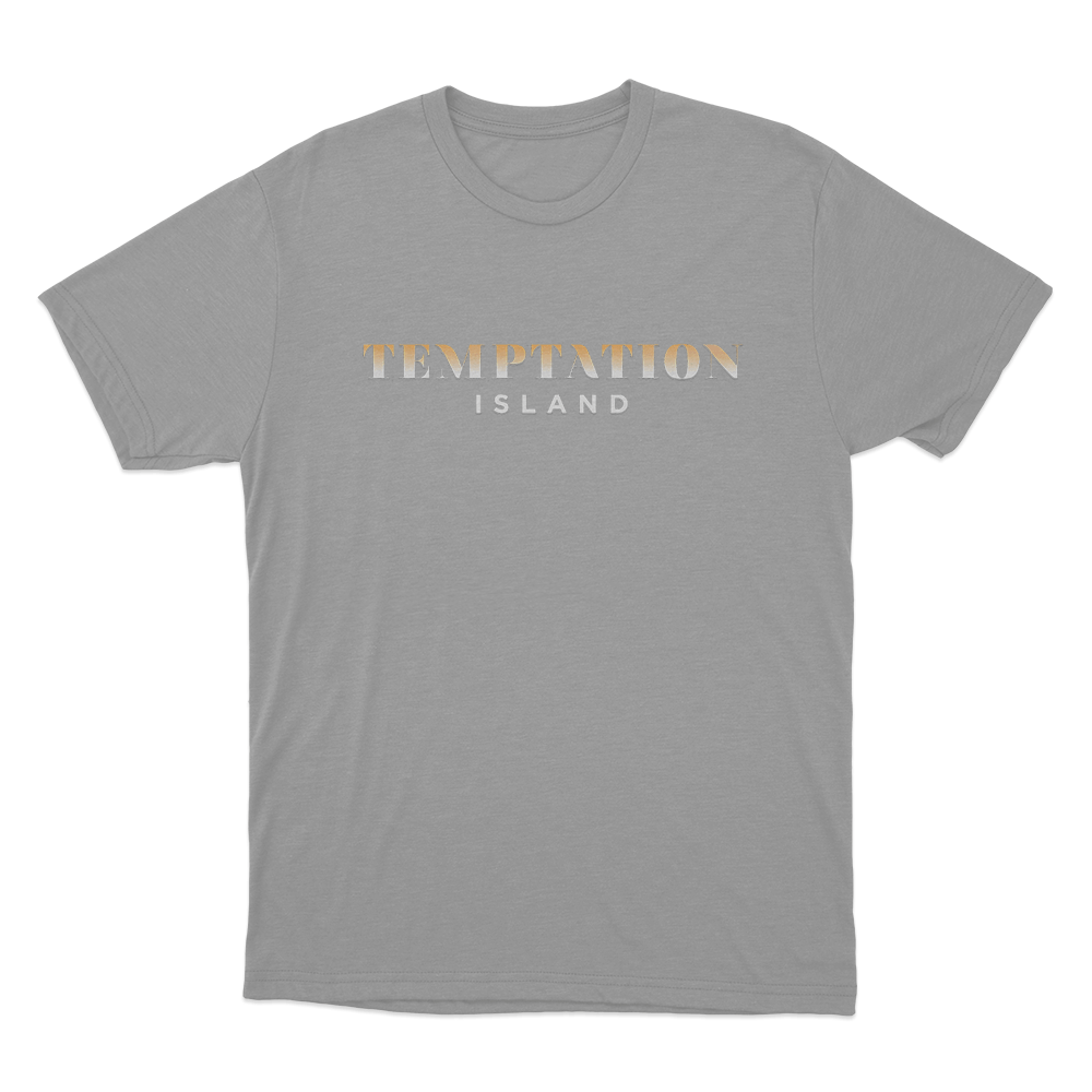 Temptation Island Sunset Logo Unisex T Shirt Grey Temptation Island Sunset Logo Unisex T Shirt Grey