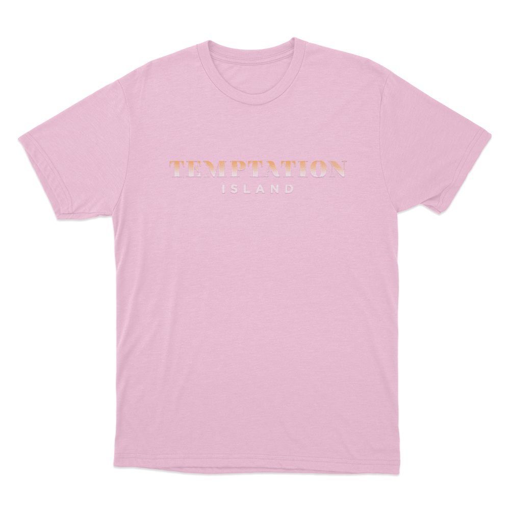 Temptation Island Sunset Logo Unisex T Shirt Pink Temptation Island Sunset Logo Unisex T Shirt Pink