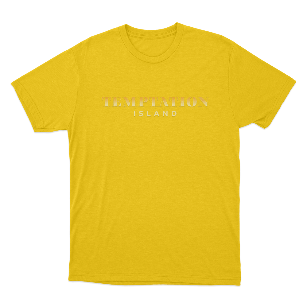 Temptation Island Sunset Logo Unisex T Shirt Yellow Temptation Island Sunset Logo Unisex T Shirt Yellow