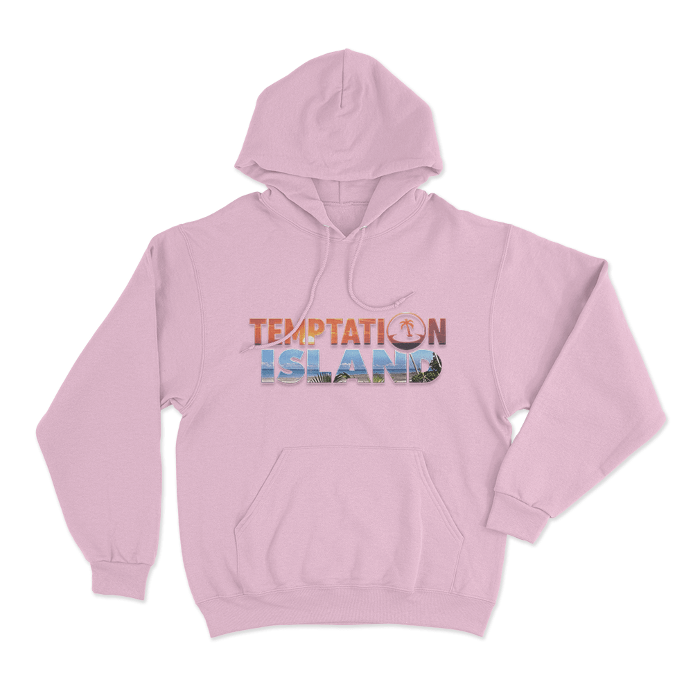 Temptation Island Tropical Logo Unisex Hoodie Pink Temptation Island Tropical Logo Unisex Hoodie Pink