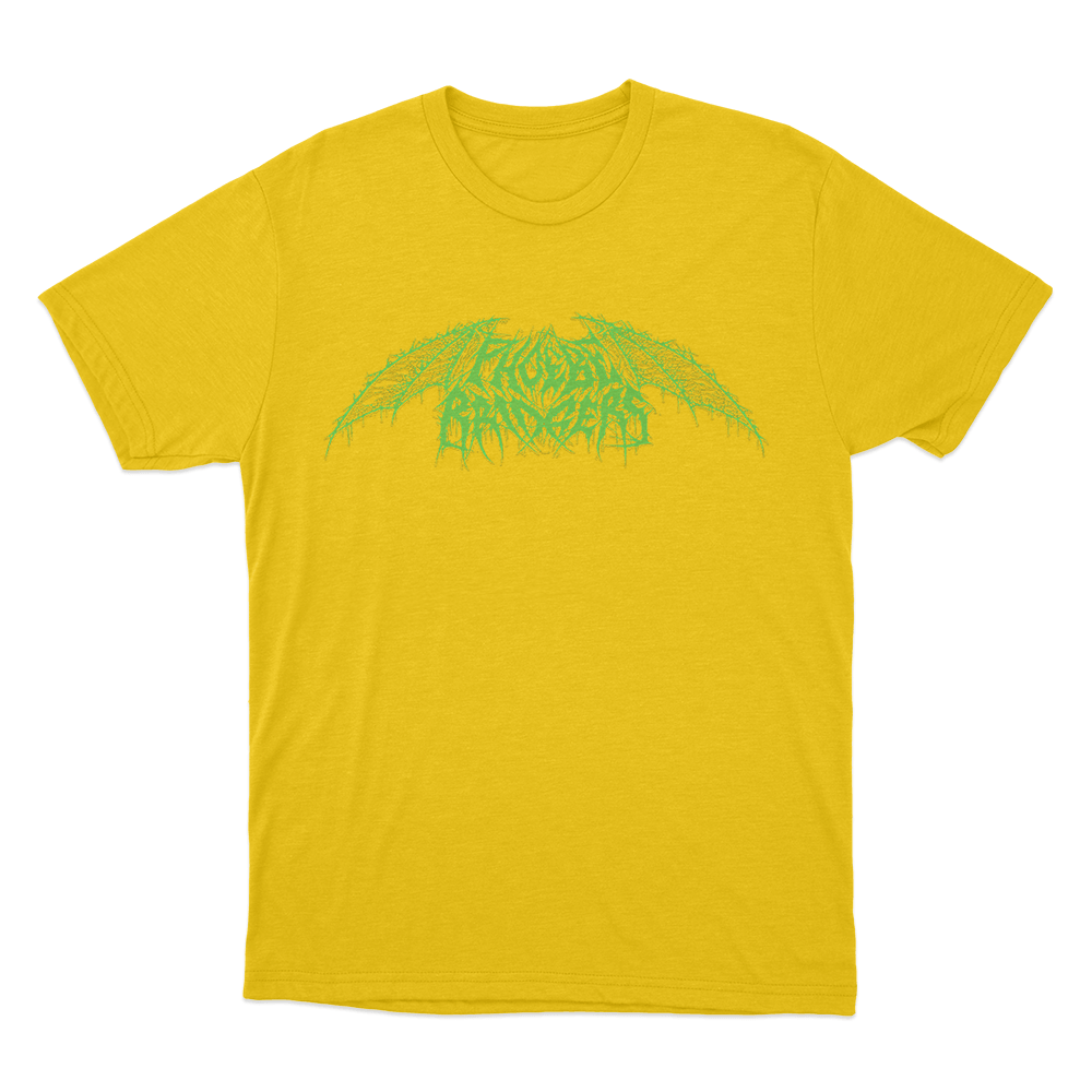 Tie Dye Metal Unisex T Shirt Yellow Tie Dye Metal Unisex T Shirt Yellow