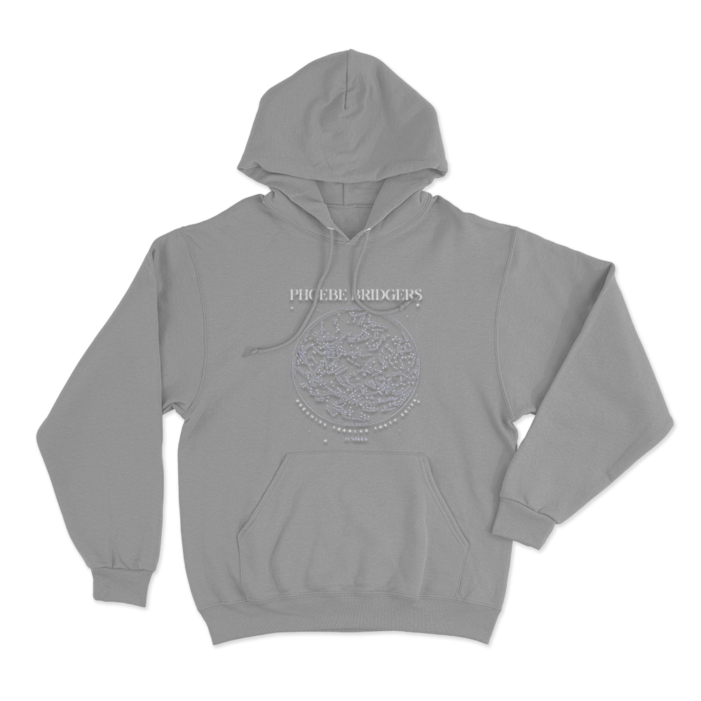 Tokyo Skies Faded Unisex Hoodie Grey Tokyo Skies Faded Unisex Hoodie Grey