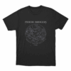 Tokyo Skies Faded Unisex T Shirt Black