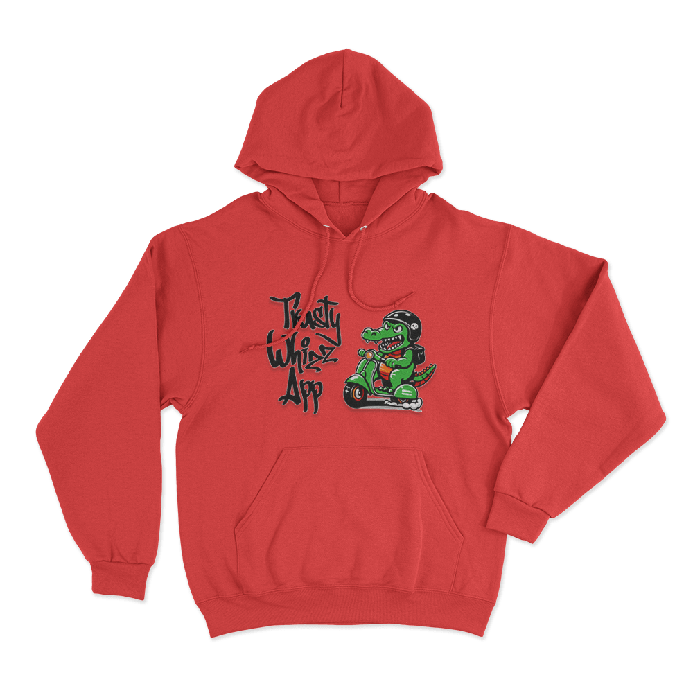 Trusty Whizz App Hoodie Red Trusty Whizz App Hoodie Red