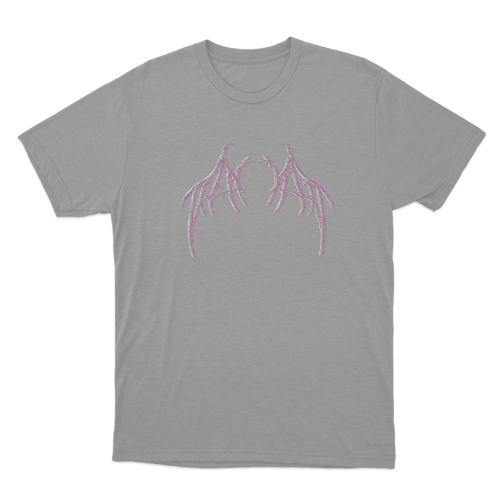 Villain Of Your Dreams Skeleton Demon Wings Unisex T Shirt Grey Villain Of Your Dreams Skeleton Demon Wings Unisex T Shirt Grey