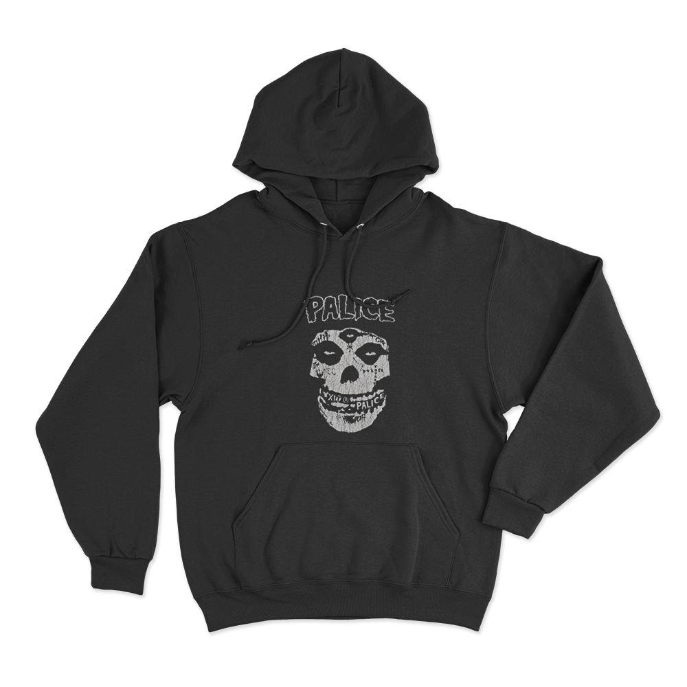 YZO Palice Skull Unisex Hoodie Black YZO Palice Skull Unisex Hoodie Black