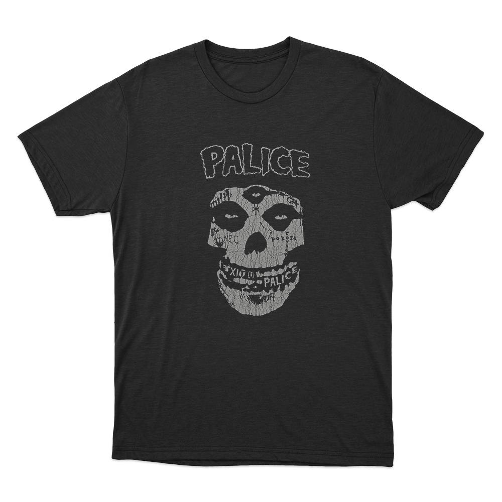 YZO Palice Skull Unisex T Shirt Black YZO Palice Skull Unisex T Shirt Black