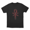 Yzomandias Ankh Symbol Unisex T Shirt Black