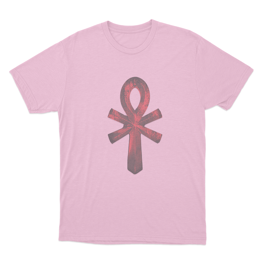 Yzomandias Ankh Symbol Unisex T Shirt Pink Yzomandias Ankh Symbol Unisex T Shirt Pink