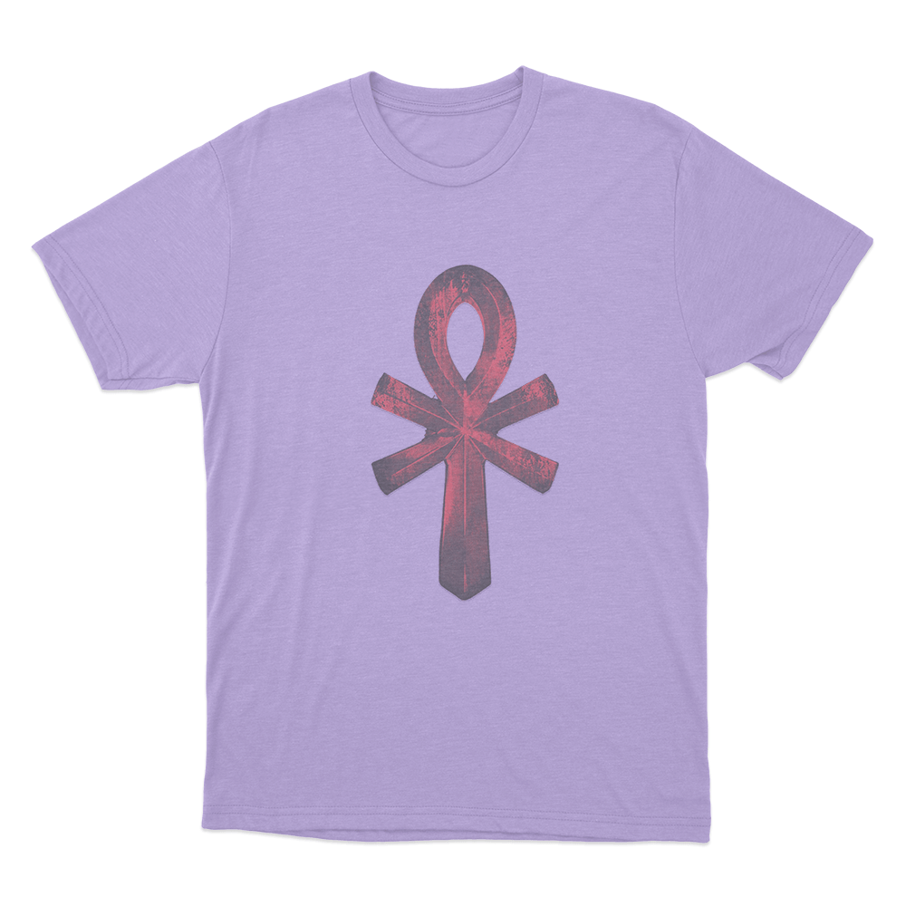 Yzomandias Ankh Symbol Unisex T Shirt Purple Yzomandias Ankh Symbol Unisex T Shirt Purple