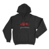 Yzomandias Crimson Vision Unisex Hoodie Black