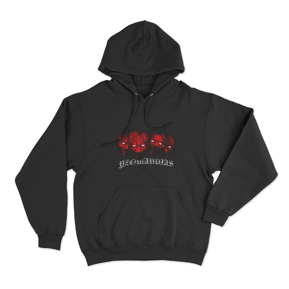 Yzomandias Crimson Vision Unisex Hoodie Black Yzomandias Crimson Vision Unisex Hoodie Black