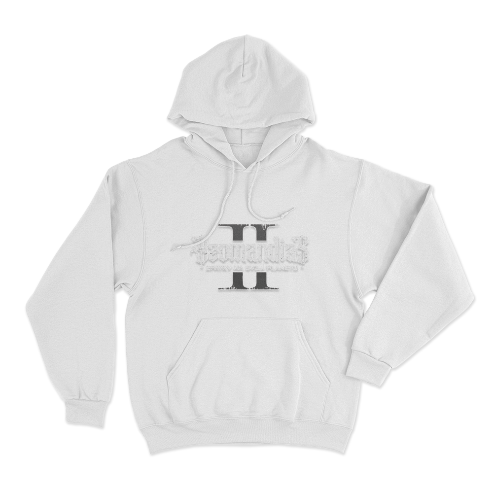 Yzomandias II Unisex Hoodie White Yzomandias II Unisex Hoodie White