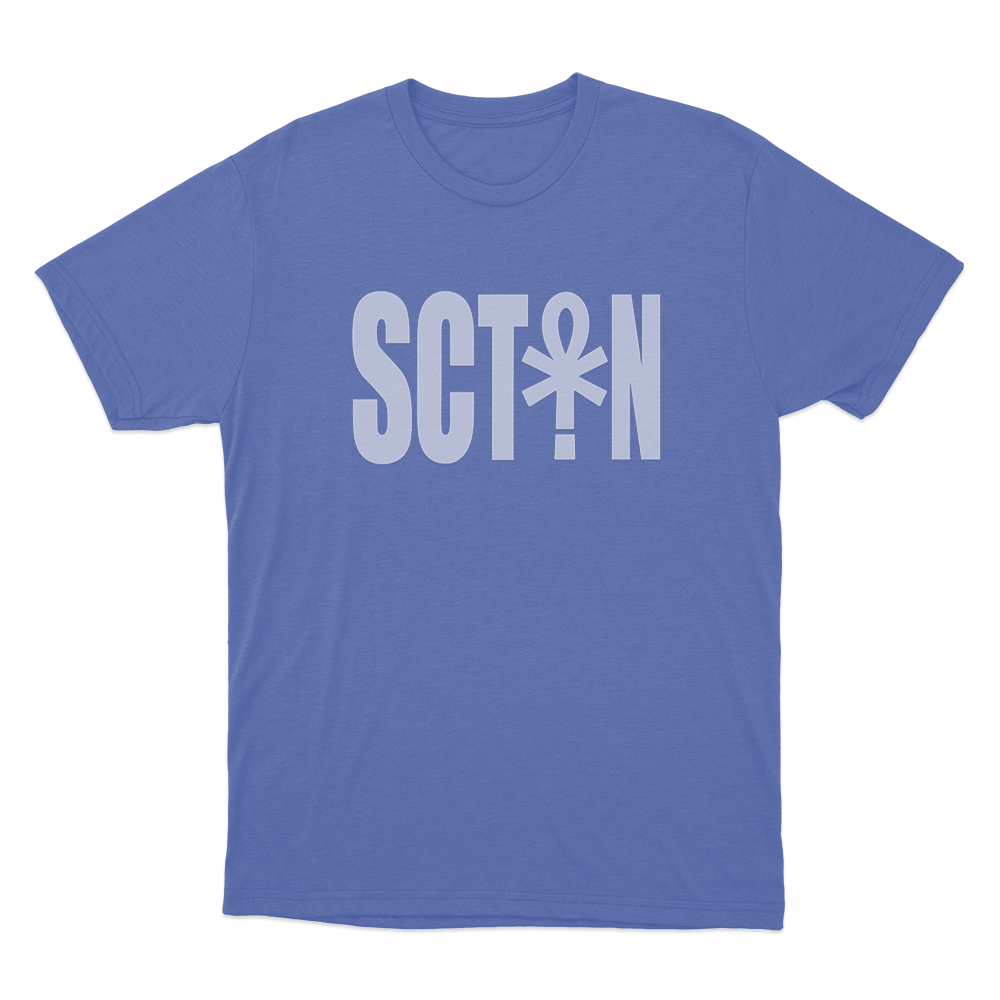 Yzomandias SCTN Symbol Unisex T Shirt Blue Yzomandias SCTN Symbol Unisex T Shirt Blue