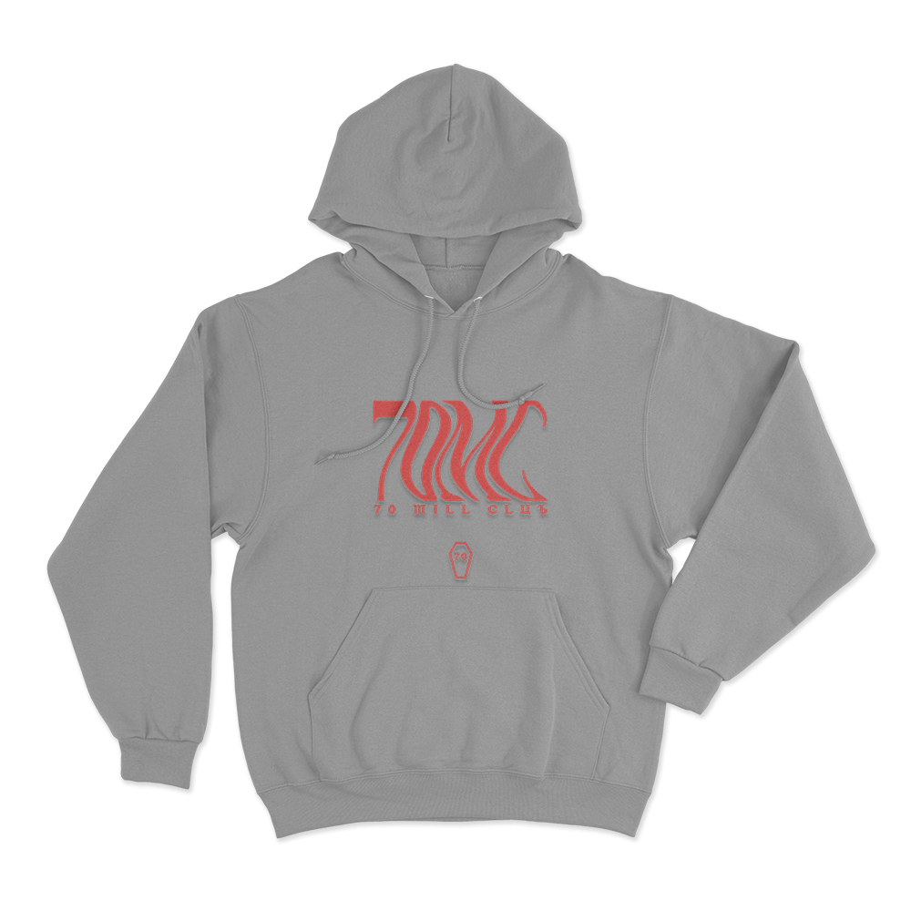 70 Mill Club Unisex Hoodie Grey 70 Mill Club Unisex Hoodie Grey
