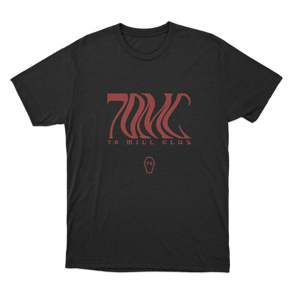 70 Mill Club Unisex T Shirt Black 70 Mill Club Unisex T Shirt Black