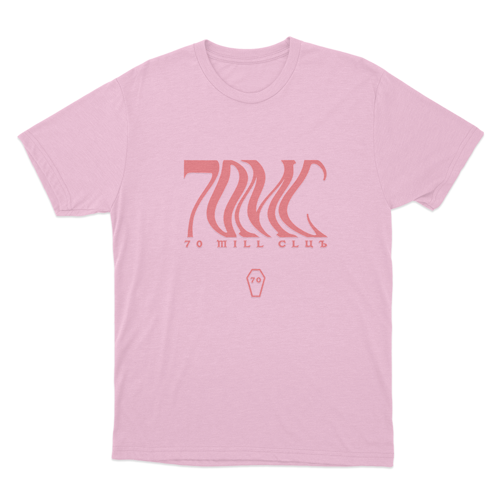 70 Mill Club Unisex T Shirt Pink 70 Mill Club Unisex T Shirt Pink