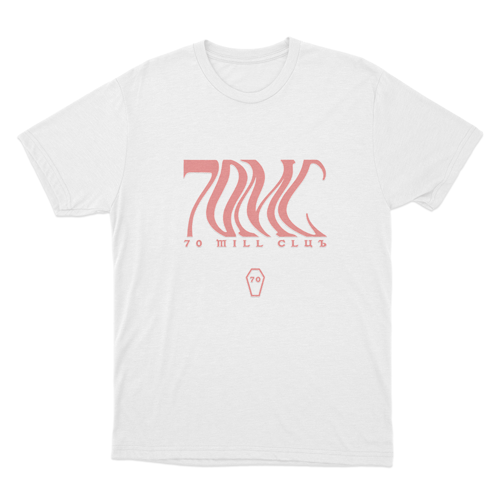 70 Mill Club Unisex T Shirt White 70 Mill Club Unisex T Shirt White