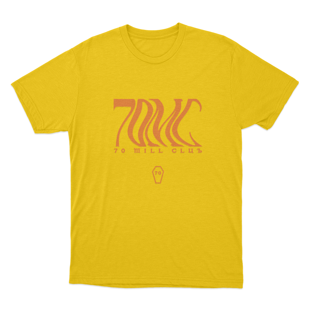 70 Mill Club Unisex T Shirt Yellow 70 Mill Club Unisex T Shirt Yellow
