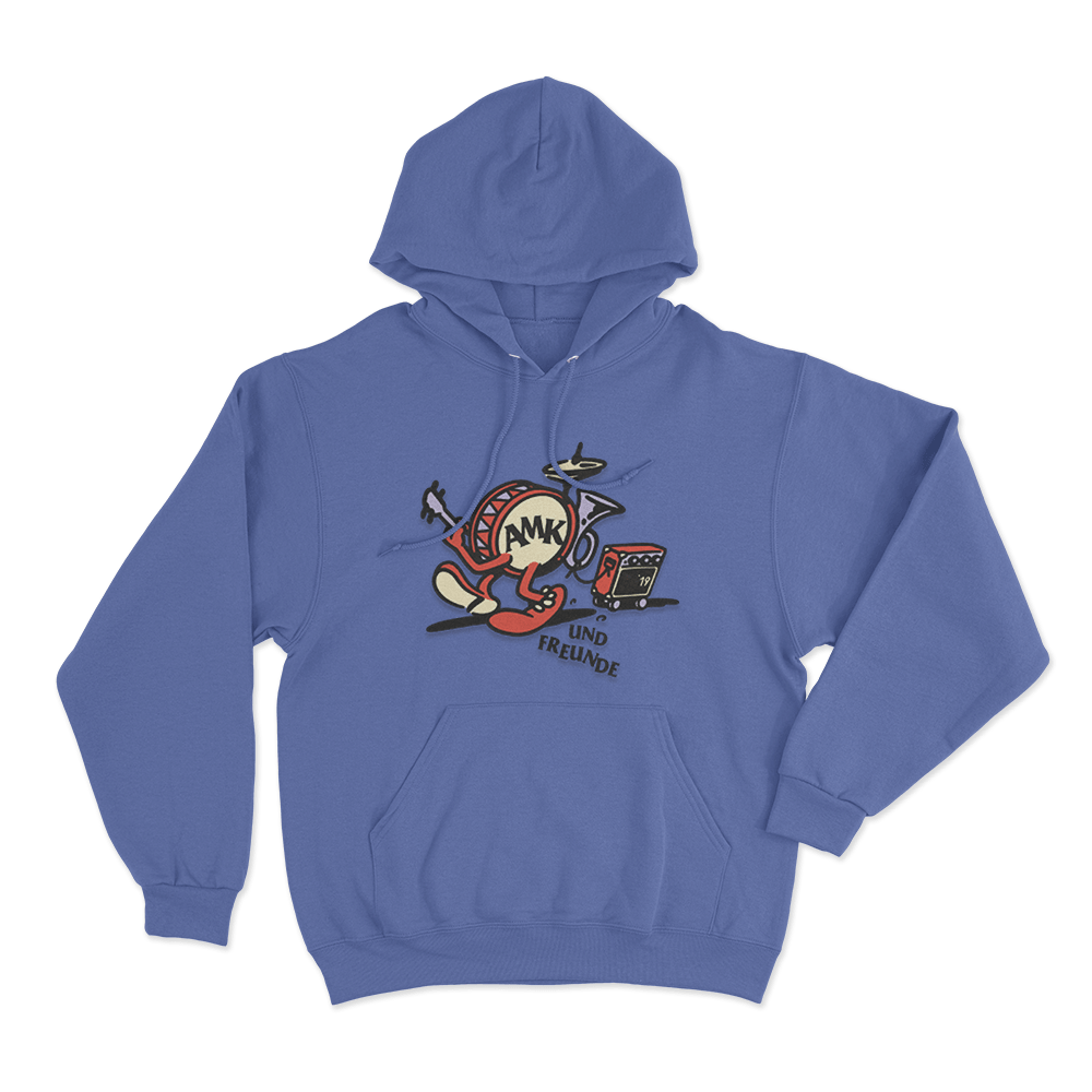 AMK Und Freunde Unisex Hoodie Blue AMK Und Freunde Unisex Hoodie Blue