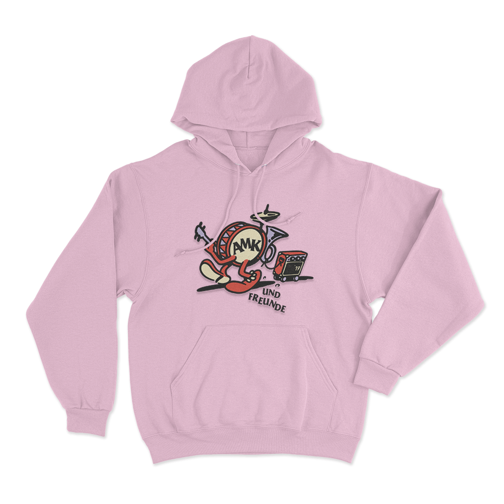 AMK Und Freunde Unisex Hoodie Pink AMK Und Freunde Unisex Hoodie Pink