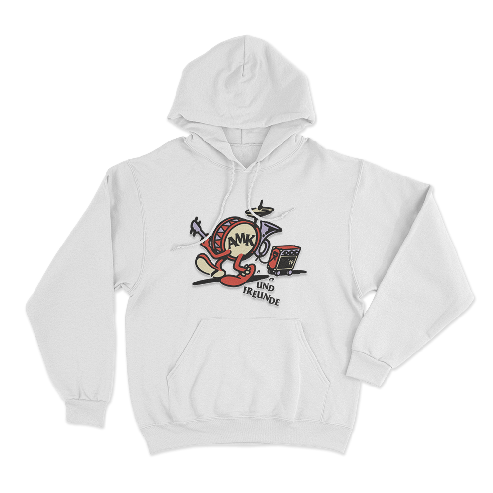 AMK Und Freunde Unisex Hoodie White AMK Und Freunde Unisex Hoodie White