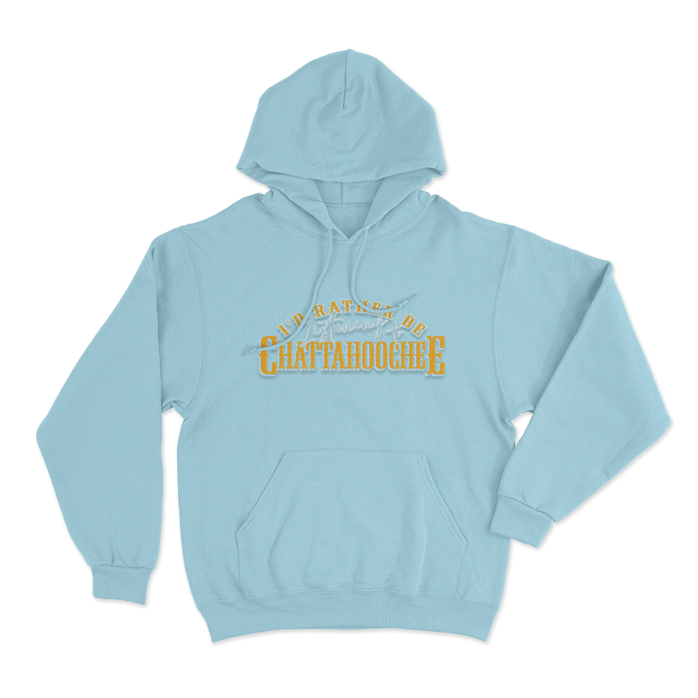 Alan Jackson I'd Rather Be Listening To Chattahoochee Unisex Hoodie Sky Blue Alan Jackson Id Rather Be Listening To Chattahoochee Unisex Hoodie Sky Blue