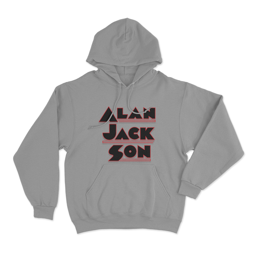 Alan Jackson Unisex Hoodie Grey Alan Jackson Unisex Hoodie Grey